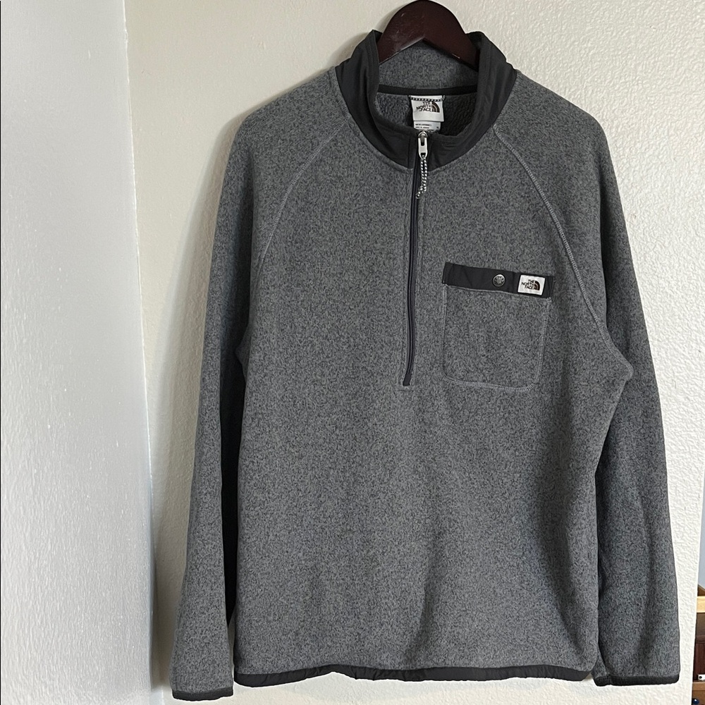 The North Face Gordon Lyons 1/4 Zip Sweater Men's XL Knit Fleece Jacket